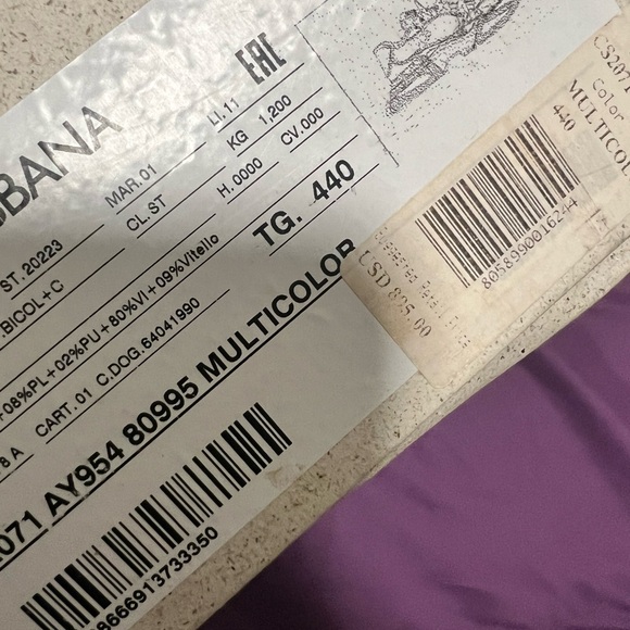 Dolce and Gabbana brand new US size 11 sneakers in original box - Picture 6 of 8